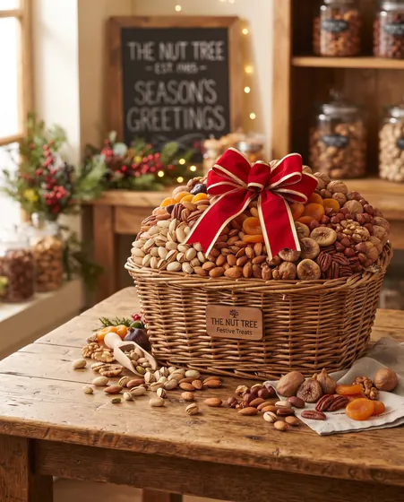 تبلیغ آجیلفروشی و سبد هدیه
