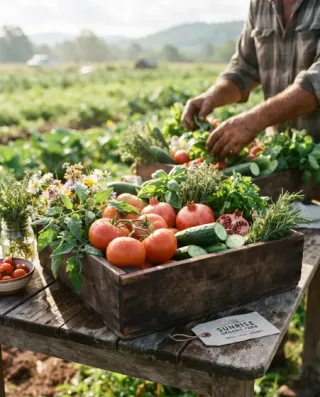 تبلیغ محصولات ارگانیک و مزرعه