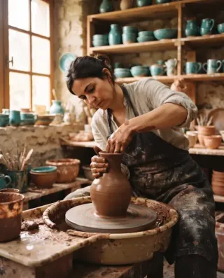 تبلیغ کارگاه سفالگری و سرامیک
